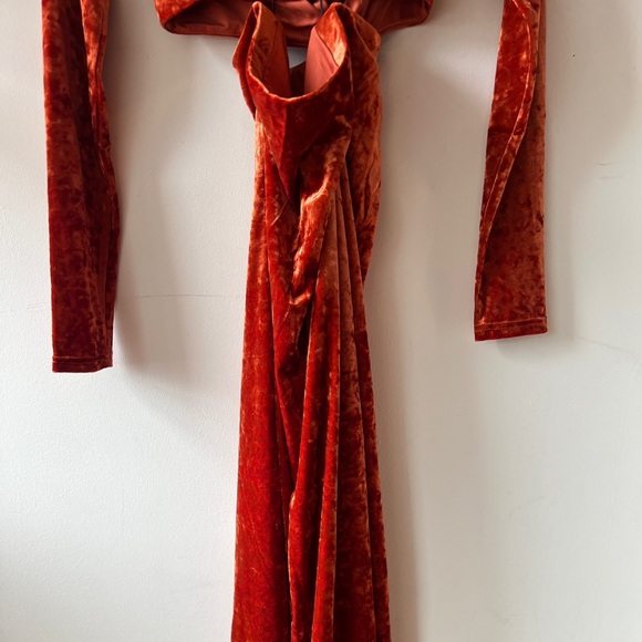 Significant Other Astrid Maxi Dress in Burnt Orange NWT 4 - Picture 7 of 9